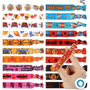Basketball Hair Ties -200 pieces.